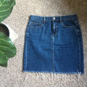 J. Crew denim skirt